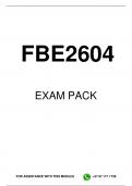 FBE2604 EXAM PACK 2024