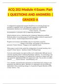 ACQ 202 MODULE1, 2, 3 & 4 EXAM QUESTIONS & ANSWERS 2023 UPDATE| COMBINED PACKAGE DEAL