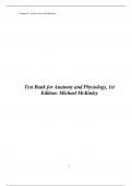 Test Bank for Anatomy and Physiology, 1st Edition: Michael McKinley