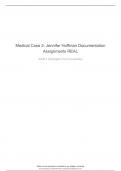 Medical Case 2- Jennifer Hoffman Documentation Assignments 