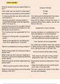 Iowa Permit Test  How far ahead must you signal before a turn? At least 100 feet How close can you park to a stop sign? 10 feet how close can you park to a fire hydrant? 5 feet A motorcycle rider can drive with a drivers license if...