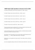 RNRF Study Guide Questions & Answers Correct 100%