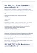 EDF 3210/EDF 6226/EDF 6432/EDF 6222 /EDF 219 /EDF 3115 /EDF 3350 /EDF 3020 /EDF 6225/EDF 3430 Exam Bundle