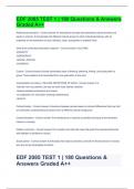 EDF 3210/EDF 6226/EDF 6432/EDF 6222 /EDF 219 /EDF 3115 /EDF 3350 /EDF 3020 /EDF 6225/EDF 3430 Exam Bundle