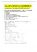 TNCC Physical Assessments (Including what to include in the Primary Assessment, Secondary Assessment, Planning and Implementation.)