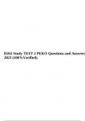 D265 Study TEST 2 PEKO Questions and Answers 2023 (100%Verified), D265 Section 4 (Fallacies) Questions and Answers 2023, D265 Section 3 Quiz A (VERIFIED) Questions and Answers & D265 Section 1 Quiz A 100%Correct Questions and Answers.