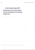 Case Study Preeclampsia-Eclampsia, RAPID Reasoning, Dana Myers, 40 years old, Latest Questions and Answers with Explanations, All Correct Study Guide, Download to Score A