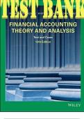 TEST BANK and SOLUTIONS MANUAL  for Financial Accounting Theory and Analysis: Text and Cases, 12th Edition by Schroeder, Myrtle Clark and Jack Cathey | Complete 17 Chapters