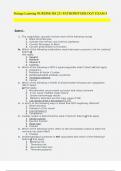 (2023 - 2024)Nursing BS 231 Pathophysiology Exam 4 - Portage Learning Latest  (100% Correct Answers)| Verified