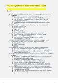 Nursing BS 231 Pathophysiology Exam 8 - Portage Learning Latest 2023 - 2024 (100% Correct Answers)| Verified