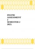 INS3705 ASSESSMENT 2 SEMESTER 2 2023.