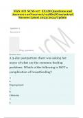 NGN ATI NCM-107  EXAM Questions and Answers 100%correct/verified Guaranteed Success Latest 2023/2024 Update