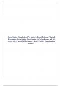 Case Study Circulation (Perfusion), Heart Failure Clinical Reasoning Case Study, Case Study 2, Carlos Boccerini, 68 years old, (Latest 2021) Correct Study Guide, Download to Score A