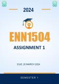 ENN1504 Assignment 1 2024 