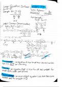 Linear Equations