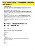 BUNDLE::: NRNP 6665 MIDTERM / FINAL EXAMS 