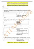 ATI Med-Surg Proctored Exam Question Bank Pain Test Bank MULTIPLE CHOICE