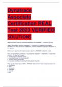 Dynatrace Associate Certification REAL Test 2023 VERIFIED SOLUTIONS