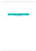 NCLEX RN STUDY GUIDE