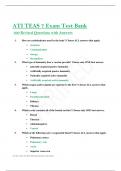 ATI TEAS 7 Exam Test Bank 300 Revised Questions with Answers 