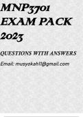 MNP3701 EXAM PACK 2023