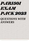 PAR1501 EXAM PACK 2023