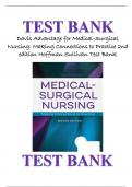 Davis Advantage for Medical-Surgical Nursing Making Connections to Practice 2nd edition Hoffman Sullivan Test Bank