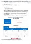  BIO 201L Anatomy and physiology 1 lab - Straighterline  Lab 3 Mitosis and Meiosis BIO201L