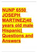 Joseph Martinez 48 year old male Hispanic 5’ 9” 165 lb Chief complaint: Heart pounding