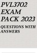 PVL3702 EXAM PACK 2023