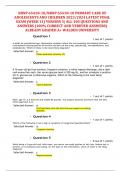 NRNP 6541N-10/NRNP 6541N-10 PRIMARY CARE OF  ADOLESCENTS AND CHILDREN 2023/2024 LATEST FINAL  EXAM (WEEK 11) VERSION 5| ALL 100 QUESTIONS AND  ANSWERS (100% CORRECT AND VERIFIED ANSWERS)  ALREADY GRADED A+ WALDEN UNIVERSITY