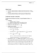 Class notes ECO201  Introduction to Business Statistics