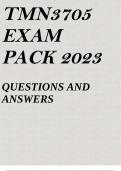 TMN3705 EXAM PACK 2023