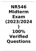 NR 546 Midterm Exam 2024/2025