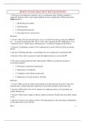 HURST NCLEX PRACTICE TEST QUESTIONS