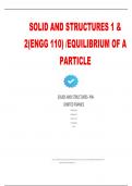 SOLIDS AND STRUCTURES- PIN- JOINTED FRAMES SOLIDS AND STRUCTURES- PIN- JOINTED FRAMES /SOLID AND STRUCTURES 1 &  2(ENGG 110) /EQUILIBRIUM OF A PARTICLE 