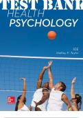 TEST BANK for Health Psychology 10th Edition by Shelley Taylor ISBN-13 978-1259870477. (Complete 15 Chapters)