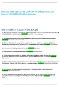 2023 may EMT FISDAP READINESS EXAM Questions and Answers (2022/2023) (Verified Answers) 