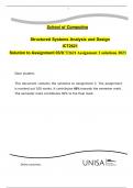 School of Computing  Structured Systems Analysis and Design ICT2621 Solution to Assignment 03/ICT2621 Assignment 3 solutions 2023