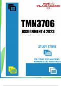 TMN3706 Assignment 4 2023 (673905)