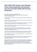 USA Hockey Exam Bundle Graded A+