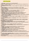 HVAC-R Final Exam 1. volt amps: Transformers are normally rated in? 2. true: An insulated jumper may be used to temporarily jump a component in an electrical circuit(true or false)? 3. divided by 10: When using a 10 wrap multiplier the reading on the mete