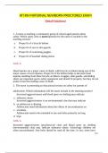 ATI RN MATERNAL NEWBORN PROCTORED EXAM (Detail Solutions) 1. A nurse is teaching a community group of school-aged parents about  safety. Which safety item is mostimportant for the nurse to include in the  teaching session? a. Proper fit of a bicycle helme