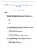 ATI RN Pharmacology Questions & answers (NEW) 2023/2024 Chapters 1-49