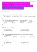 ACS BIOCHEM Final Exam Practice 1 QUESTIONS WITH ANSWERS NEW 2023