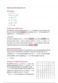 Wiskunde A samenvatting H5 en 6 - Logaritmen en Rijen en Recursies