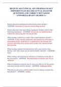 REGIS NU 641 CLINICAL ADV PHARMACOLOGY MIDTERM EXAM 2023-2024 ACTUAL EXAM 100 QUESTIONS AND CORRECT DETYAILED ANSWERS|ALREADY GRADED A+ 