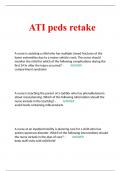 ATI peds retake 2023