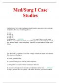 Med/Surg I Case Studies