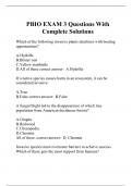 PBIO EXAM 3 Questions With Complete